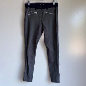B VERTIGO Full Seat Breeches US Size 24 Gray Navy
